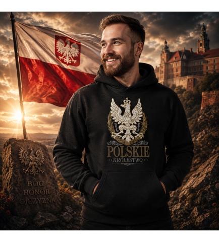 Bluza z kapturem POLSKIE KRÓLESTWO